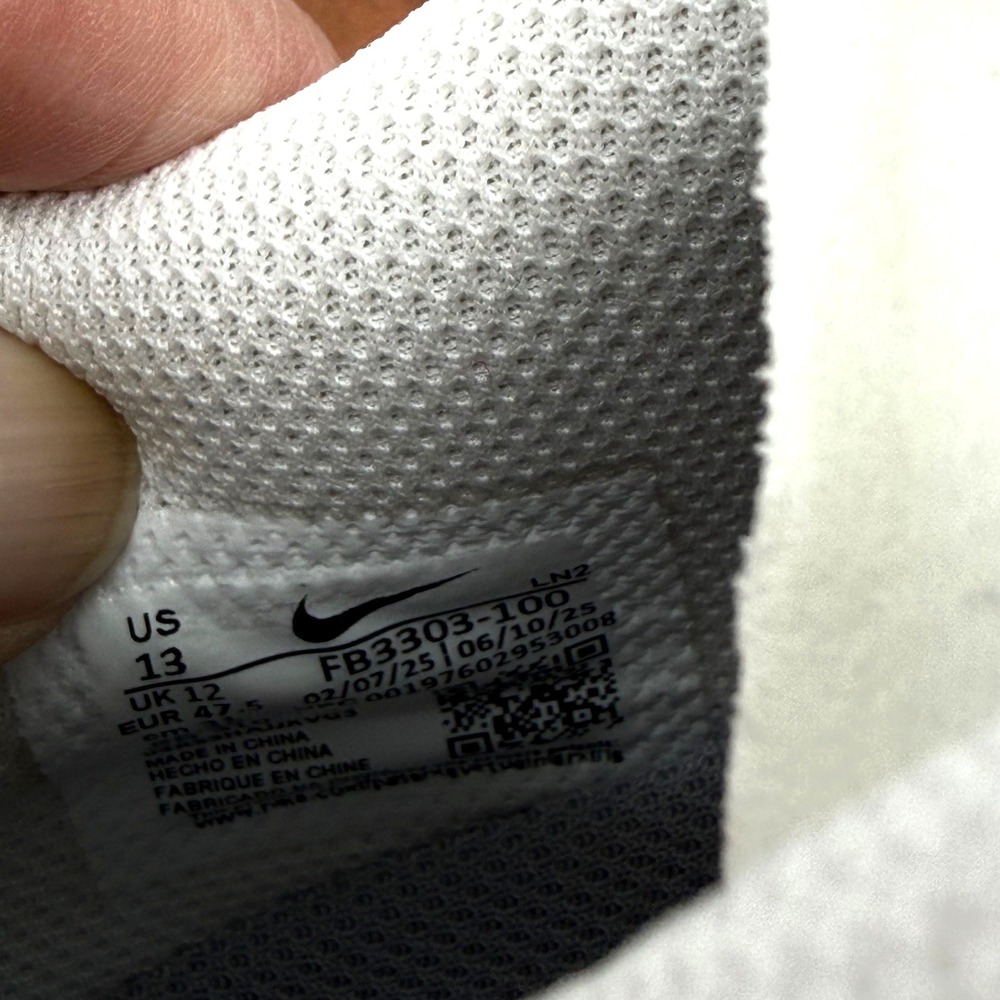 Nike Vapor Speed 3 Football Cleats White Grey FB3303-100 Mens Size 13 - Picture 3 of 9